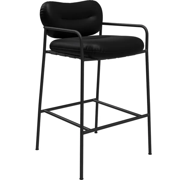 Bollo Bar Stool 65 cm Elmosoft Black