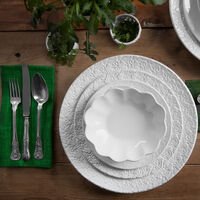 Lace Fad Ø34cm Hvid