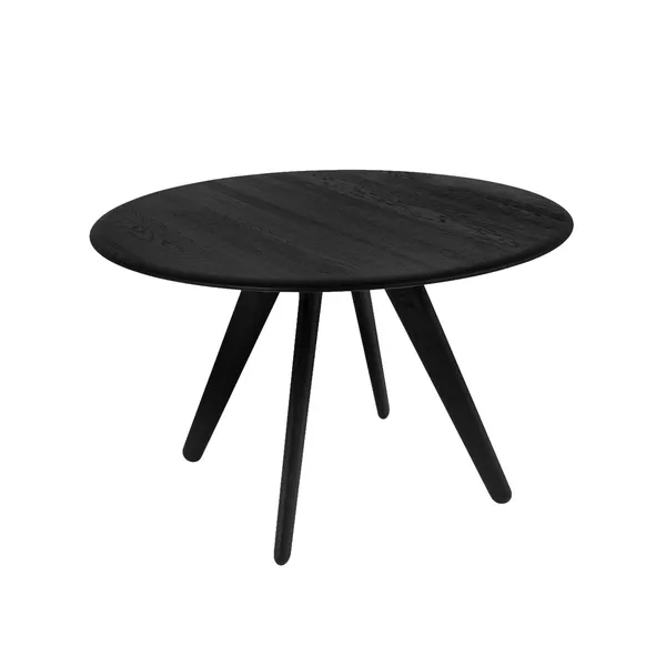 Groove Spisebord Ø120 cm Sort