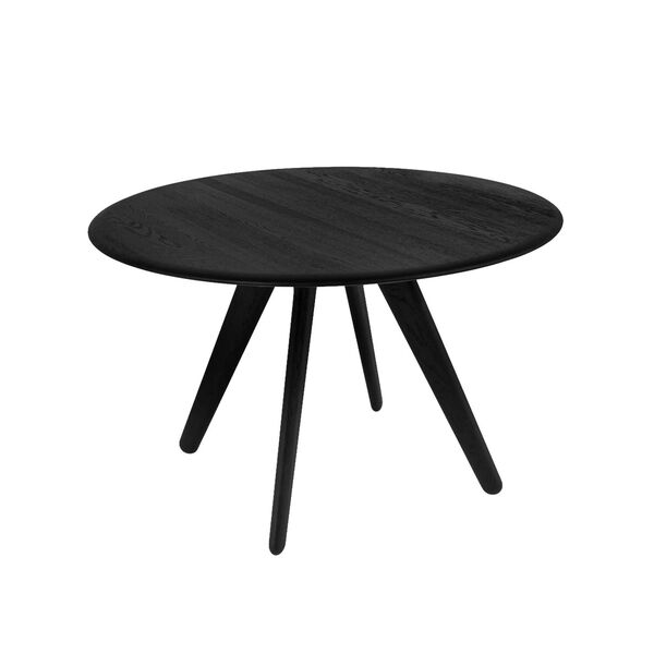 Groove Spisebord Ø120 cm Sort