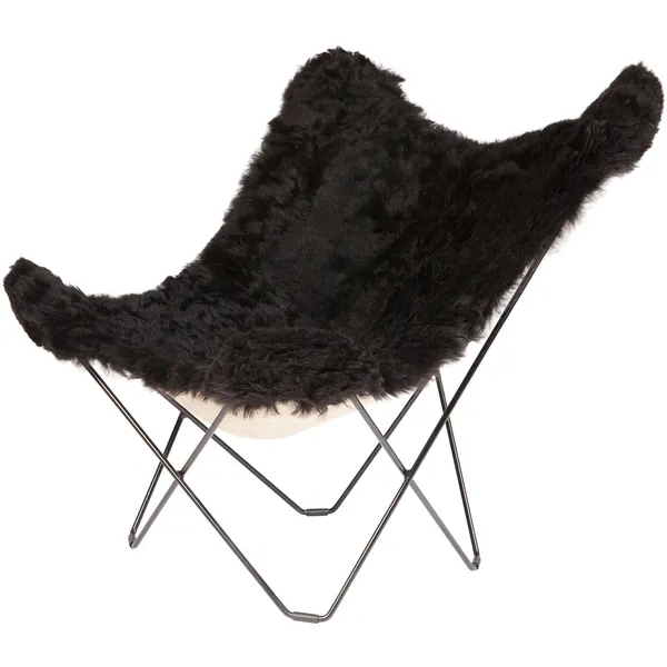 Iceland Mariposa Butterfly Stol Shorn Black/Black