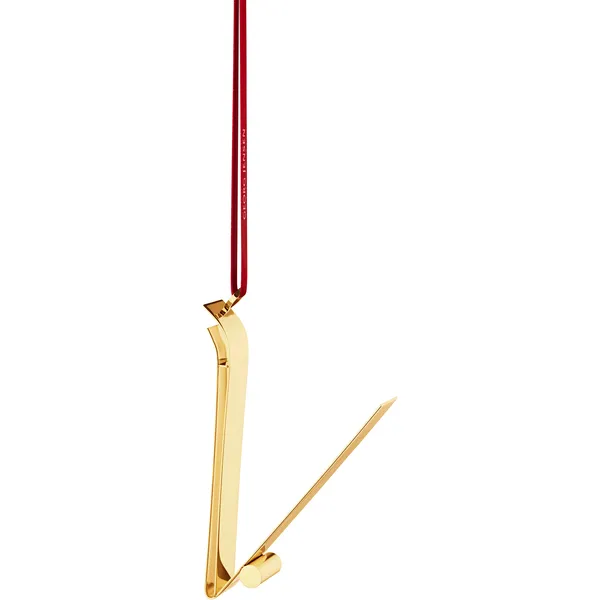 Julepynt 18k Gullplettert V