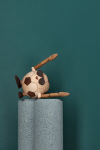 Billy Ball Trefigur Fotball (fotball) 7 cm