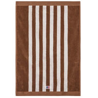 Randig Frottéhandduk 50x70 cm Fudge / Snövit