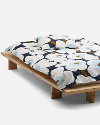 Unikko Dynetrekk 210x150 cm Off-white / Blueberry