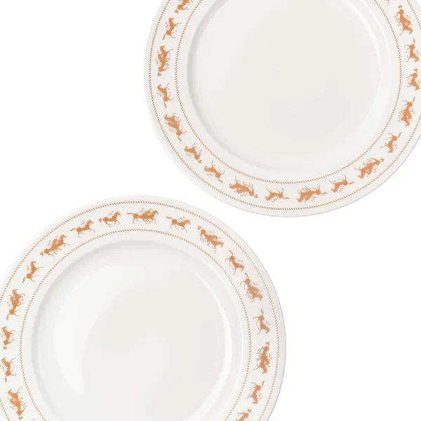 Saloon Tallerken 27 cm 2-pak Hvid