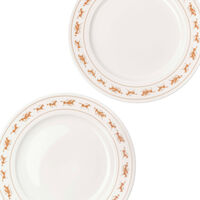 Saloon Tallerken 27 cm 2-pak Hvid
