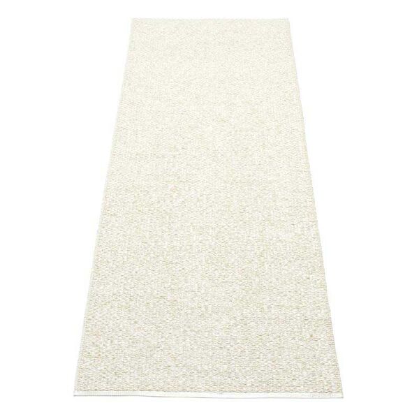 Svea Matto 70x240 cm Vanilla/Beige Metallic