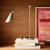 MS021 Bordlampe Rustfritt Stål