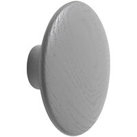 Dots Krog Træ Ø13 cm Mørkegrå