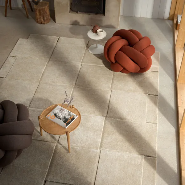 Basket Matta Beige 180x180 cm