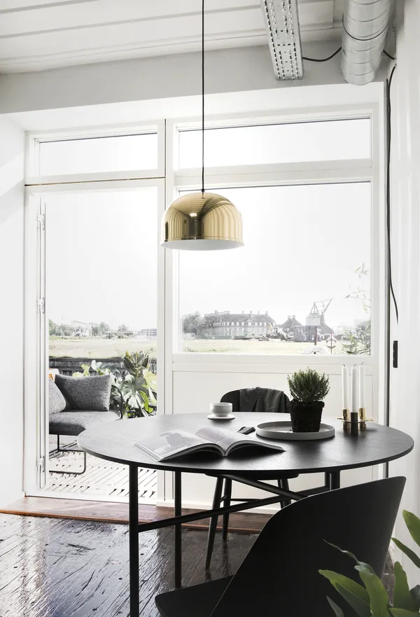Snaregade Rundt Spisebord Ø120 cm Sort