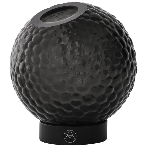 Globe Bubbles Vase Ø10 cm Sort