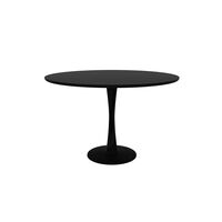 Torsion Bord Ø127x76 cm Svart Eik
