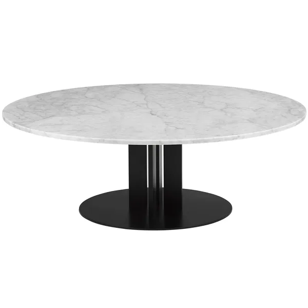 Scala Sohvapöytä Ø110 cm Valkoinen Marmori