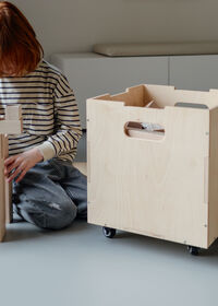 Cube Opbevaring 36x36 cm Træ