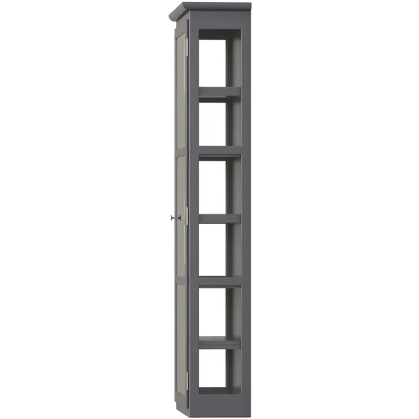 N4 Vitrineskap Anthracite