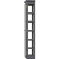 N4 Vitrineskap Anthracite