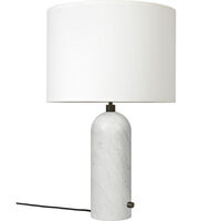 Gravity Bordslampa Stor Vit Marmor / Vit