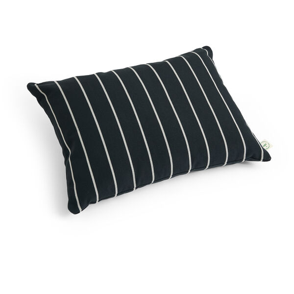 Outdoor Market Cushion 35x45 cm Black With Beige Stripe