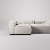 Grand Kolmipaikkainen Sohva Divaani Vasen Moon White