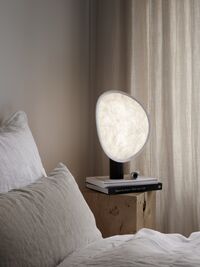 Tense Bordlampe Bærbar Svart