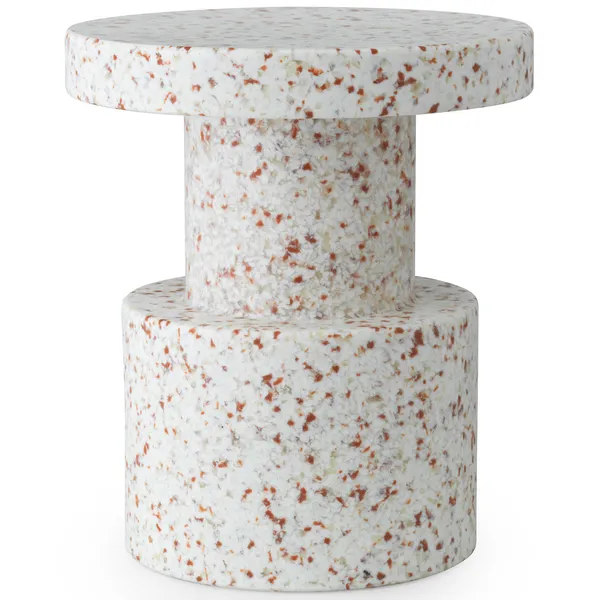Bit Pall / Sidobord Vit
