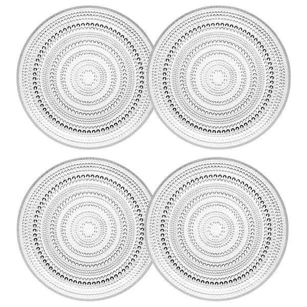 Kastehelmi Tallerken Klar 248 cm 4-pk