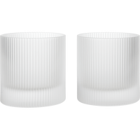 Ripple Tumblerglas 2-pack Frosted