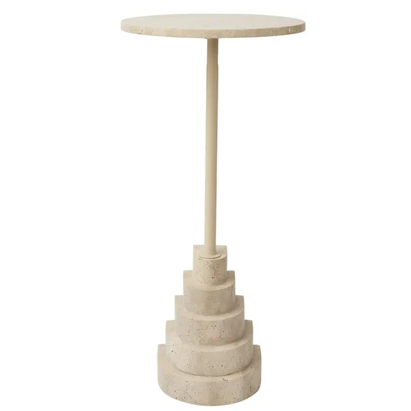 Solum Sidebord Sand/Travertin 67 cm