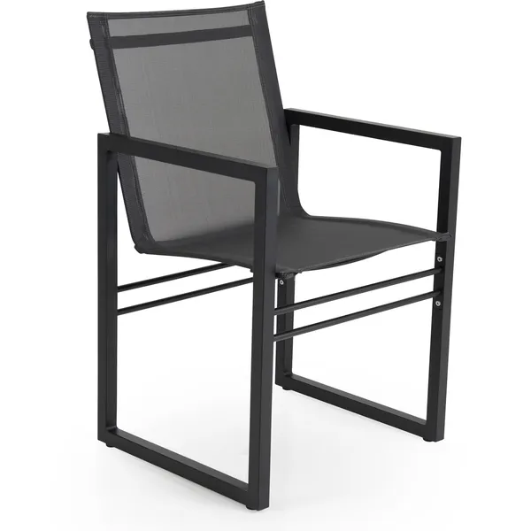 Vevi Dining Chair White/Alu