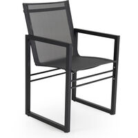 Vevi Dining Chair White/Alu