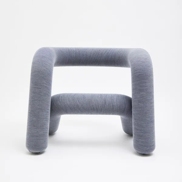 Extra Bold Lænestol Mele Grey/Blå