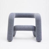 Extra Bold Lænestol Mele Grey/Blå