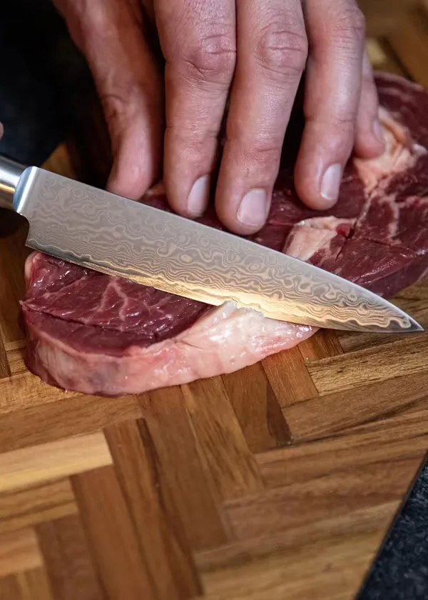 Akio Universal Knife 13 cm Light Wood