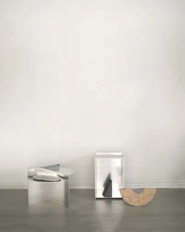 Rivet Sidebord Aluminium