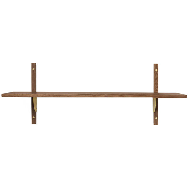 Sector Single Wide Hylle 34x87 cm Eik/Messing