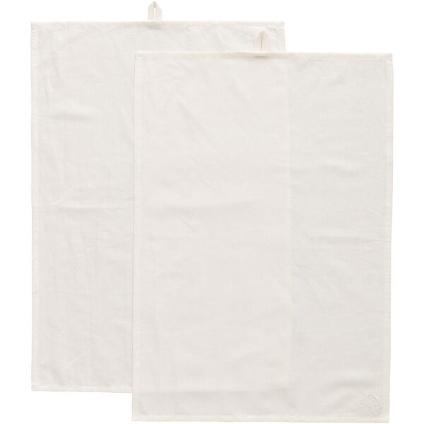 Sienna Kökshandduk 50x70 cm 2-pack Vit