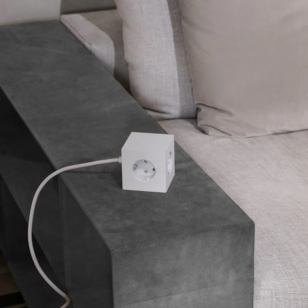 Square 1 Jatkojohto USB-C:llä / Magneetti 18 m Gotland Grey