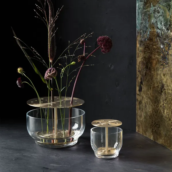 Ikebana Large Vase Messing