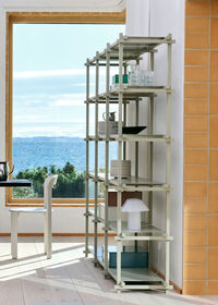 Woody Reolsystem 2.0 Column High Smokey Grey Beech / Smokey Grey Steel
