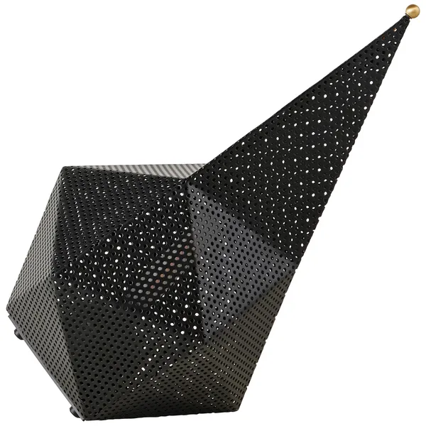 Bagdad Transportabel Lampe Sort