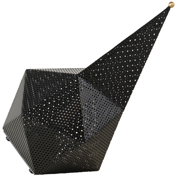 Bagdad Transportabel Lampe Sort