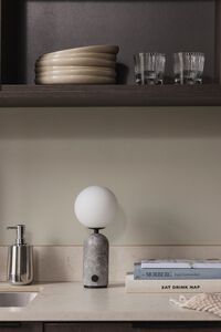 Torrano Bordslampa Portabel Grå Marmor