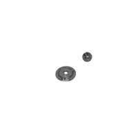 Logo Ring & Top Ball Til VP9 Krom/Sort