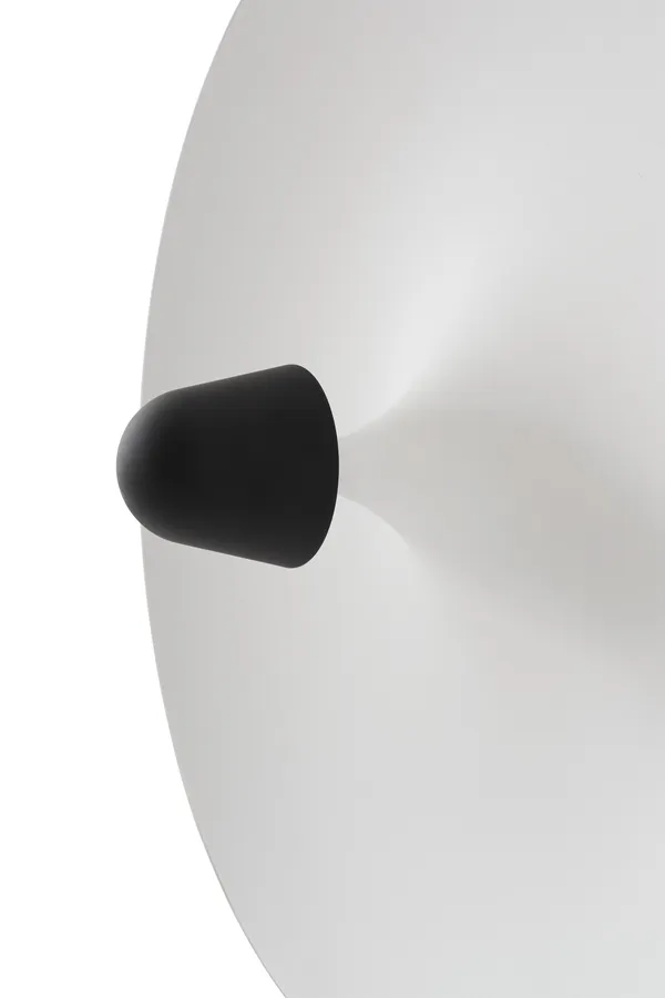 Kantarell Vägglampa / Taklampa Ø55 cm Svart