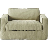 Betræk Til Loom Nest Love Seat Linne Moss