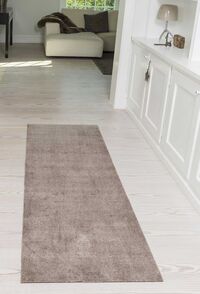 Unicolor Dørmåtte Sand / Beige 90x200 cm