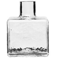 Cube Vase 13 cm Clear