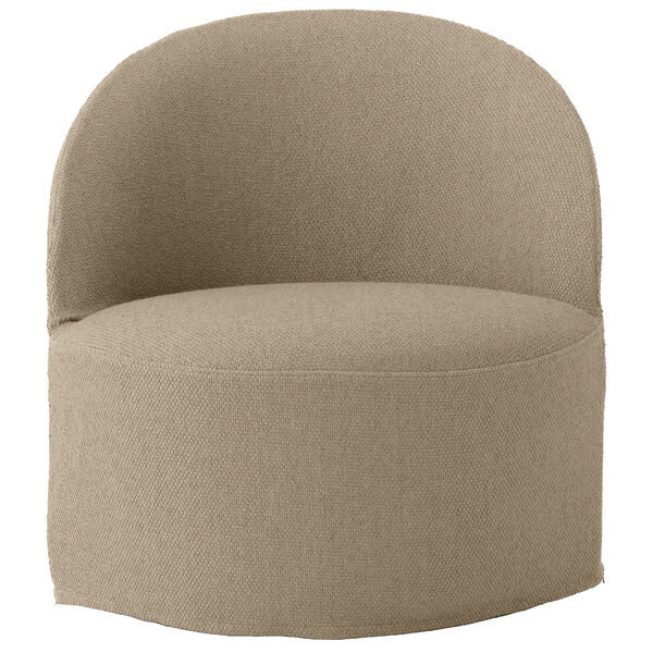 Tearoom Loungestol Med Drejefod Logan Sand